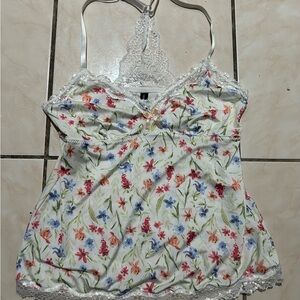 Laura Ashley Floral Lace Camisole